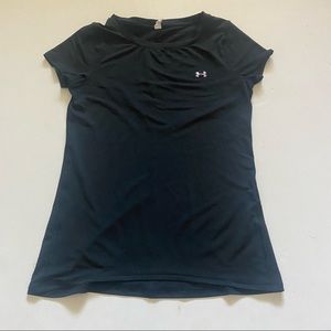 Under Armour Heat Gear Fitted Workout Top Size S